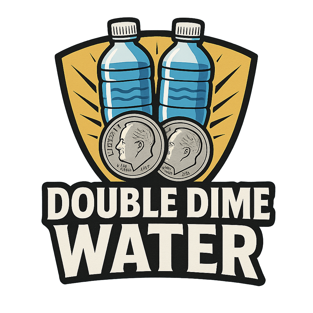 Double Dime Water Logo